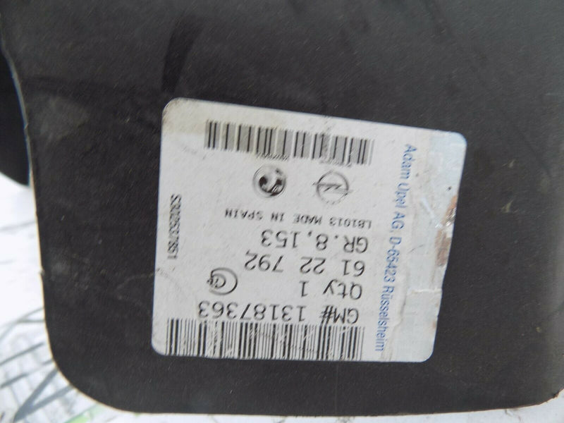 VAUXHALL CORSA E 2015-ON REAR RIGHT WHEEL LINER SPLASH GUARD 13187363