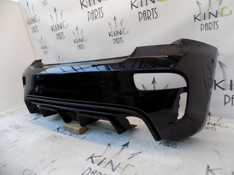 FIAT 500 ABARTH 959 FACELIFT 2016-ON BLACK REAR BUMPER GENUINE 735633081