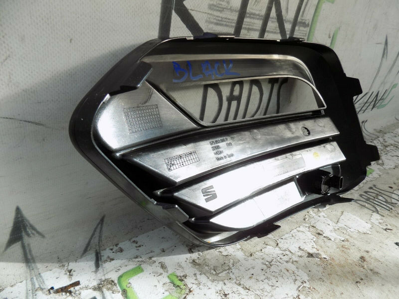 SEAT ATECA 2020-UP RHD FCL FRONT BUMPER RIGHT SIDE GRILLE IN BLACK+ PDC SENSOR
