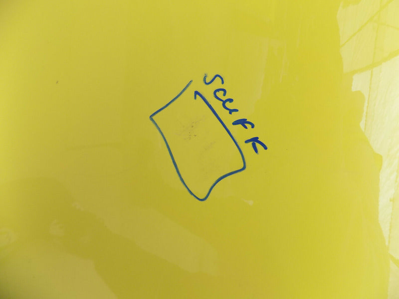 FIAT 500L TREKKING 2013-2017 FRONT LEFT DOOR PANEL YELLOW GENUINE