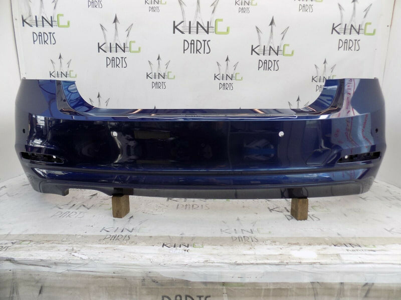 BMW 3 SERIES F30 2015-19 SPORT LINE LCI REAR BUMPER PDC HOLE BLUE 7384449