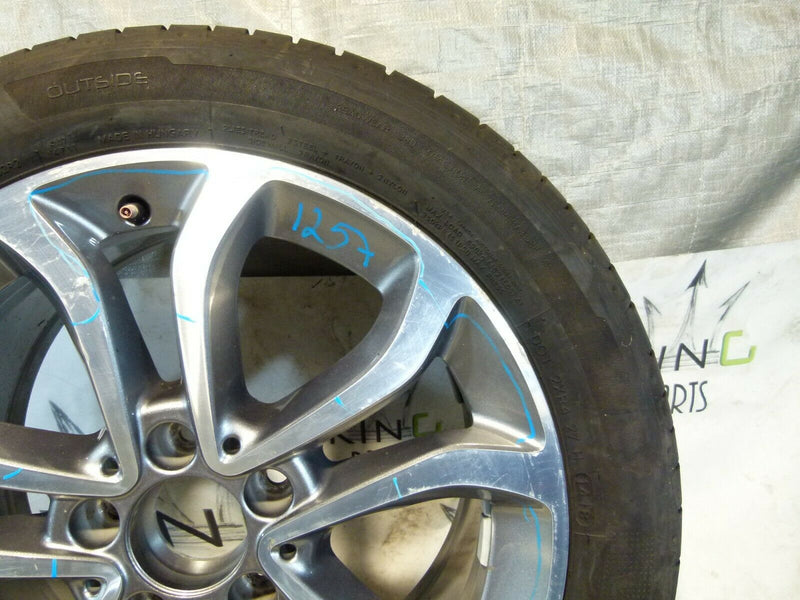 MERCEDES W205 ALLOY WHEEL RIM 17" 8Jx17H2 ET54 A205401390 TYRE 245/45 R17