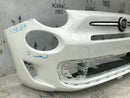 FIAT 500 S SPORT FACELIFT 2016> WHITE FRONT BUMPER & BADGE LOGO 735619571