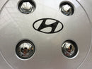 HYUNDAI i10, i20, GETZ, ATOS, ACCENT 13" SILVER WHEEL TRIM CAP COVER CF80-173