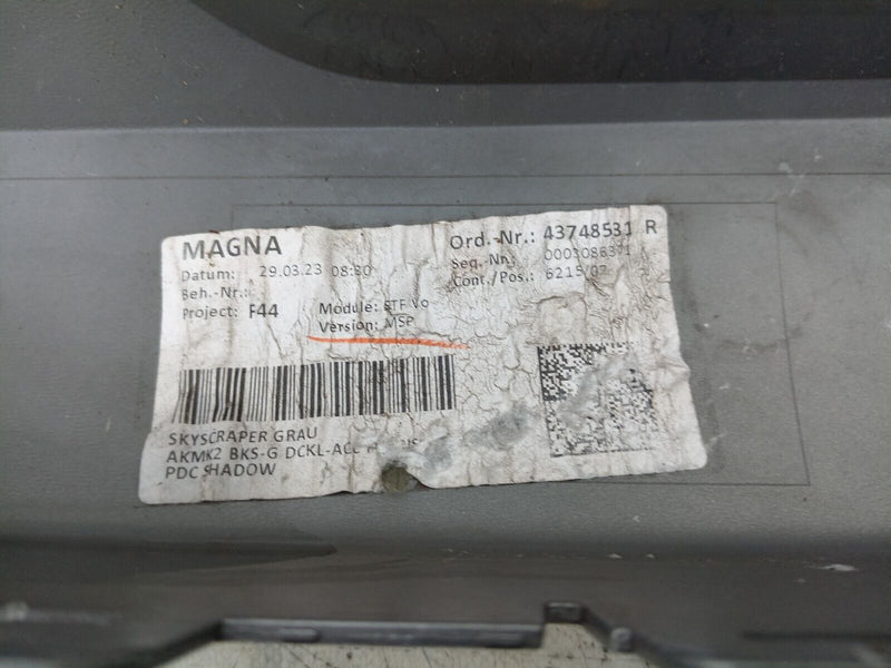 BMW 2 SERIES F44 2020-ON GRAN COUPE M SPORT FRONT BUMPER 51118075476