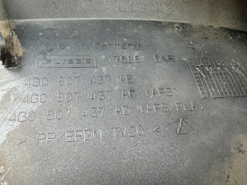 AUDI A6 C7 S-LINE 2015-2018 FRONT BUMPER GENUINE 4G0807437AB