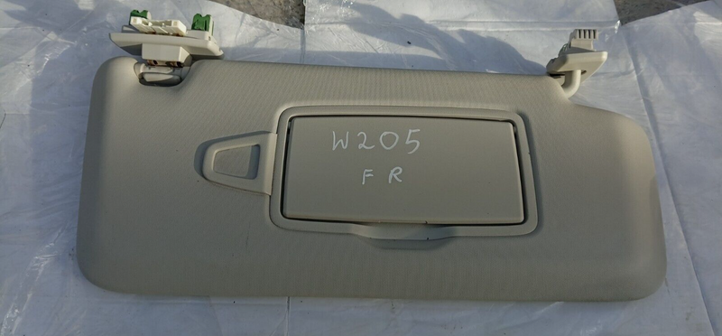 MERCEDES C-CLASS W205 2014-2021 DRIVER SIDE GENUINE INTERIOR SUN VISOR BEIGE #