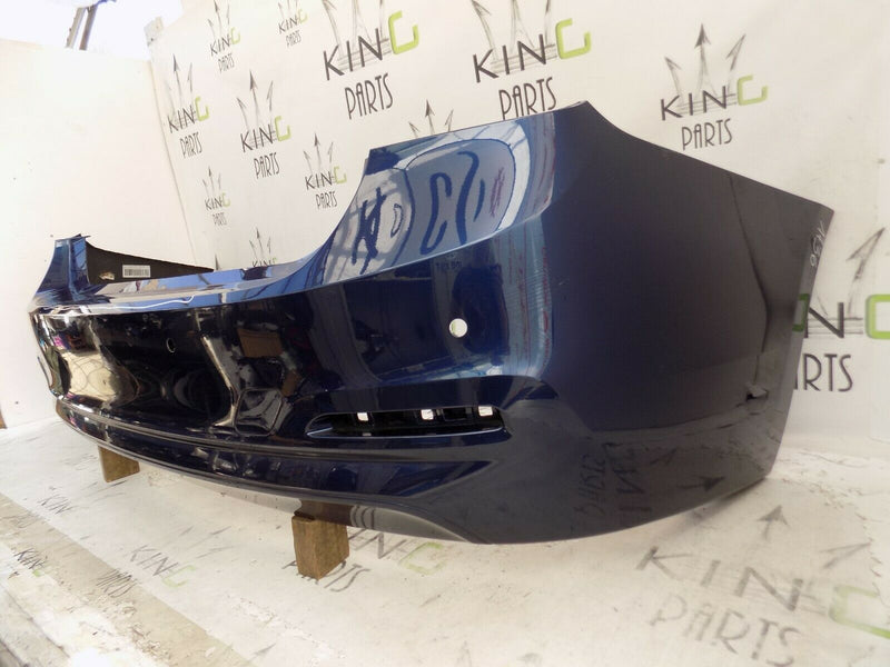 BMW 3 SERIES F30 2015-19 SPORT LINE LCI REAR BUMPER PDC HOLE BLUE 7384449