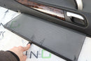 BMW X5 E53 00-06 REAR RIGHT DOOR CARD INNER PANEL LEATHER WOOD EFFECT BLIND