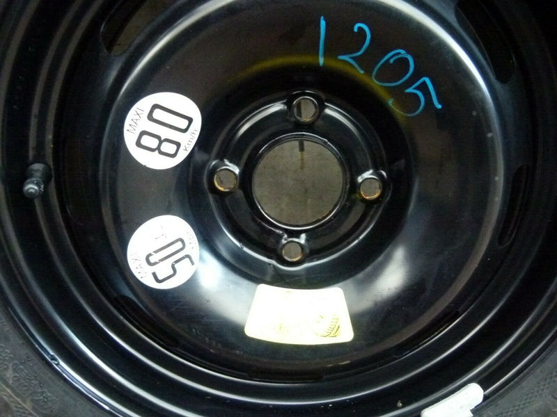 PEUGEOT 208 GENUINE STEEL WHEEL 15"  6JX15H2 IS23 TYRE 185/65R/15