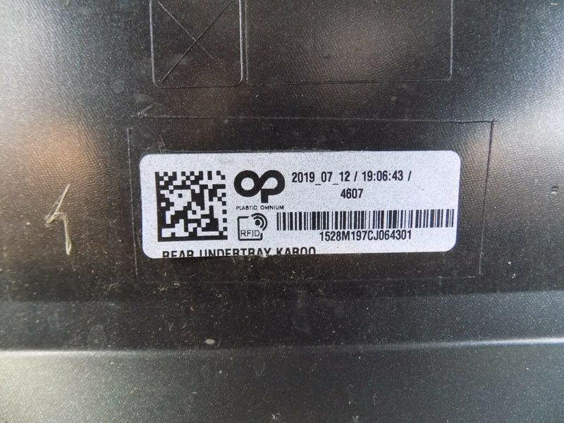 SKODA KAROQ 2017-ONWARDS REAR BUMPER+LOWER SECTION BLACK 57A807835 GENUINE