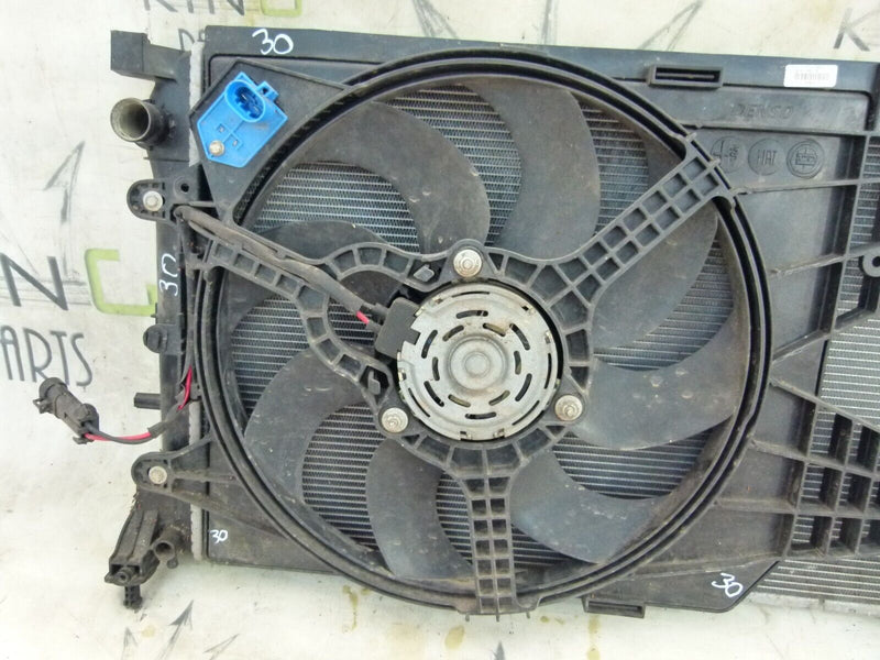 FIAT ABARTH 500 1.4 TURBO AIR CON CONDENSER & COOLING FAN RADIATOR 51819060