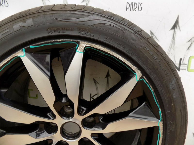 VAUXHALL SRI VX LINE 18" INCH ALLOY WHEEL + TYRE 245/45/R18 18X8.5 IS 49