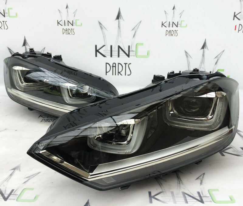 VW GOLF SPORTSVAN SV  HEADLIGHTS LED XENON PAIR LEFT 518941753A RIGHT 518941754A