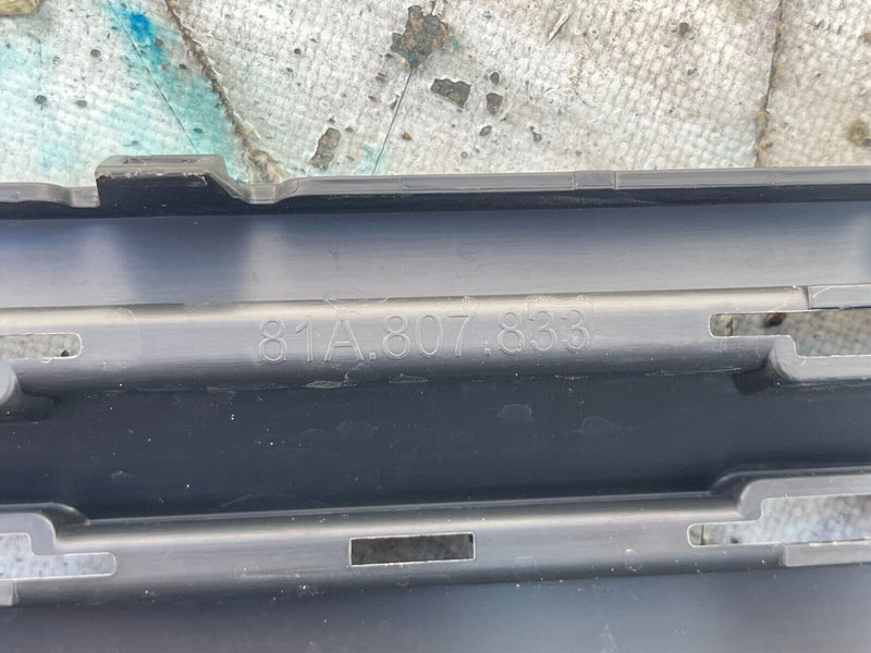 AUDI Q2 2017-ON REAR BUMPER MIDDLE PART CENTRE TRIM 81A807833