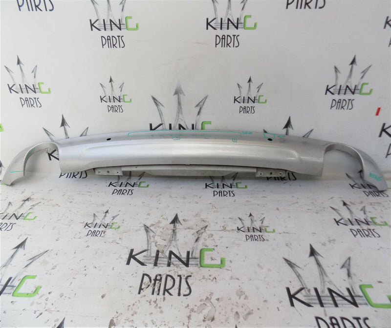 VOLVO XC90 2014-2017 GENUINE SILVER REAR BUMPER DIFFUSER TWIN PIPE PDC