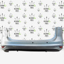 VW TOURAN II MK2 5T 2015 2016 2017 2018 SILVER REAR BUMPER 5TA807421