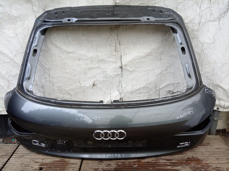 AUDI Q3 MK1 8U QUATTRO 2012-17 GENUINE BOOT LID TAILGATE PANEL in GREY