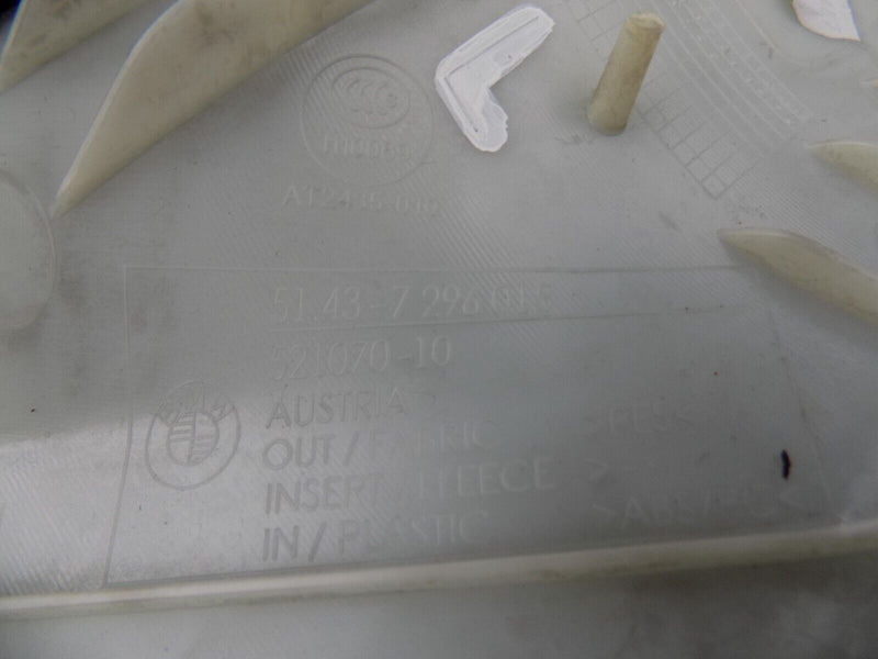 BMW F30 F31 2012-2015 LEFT PASSENGER SIDE A-PILLAR COVER TRIM PANEL 7296015 #