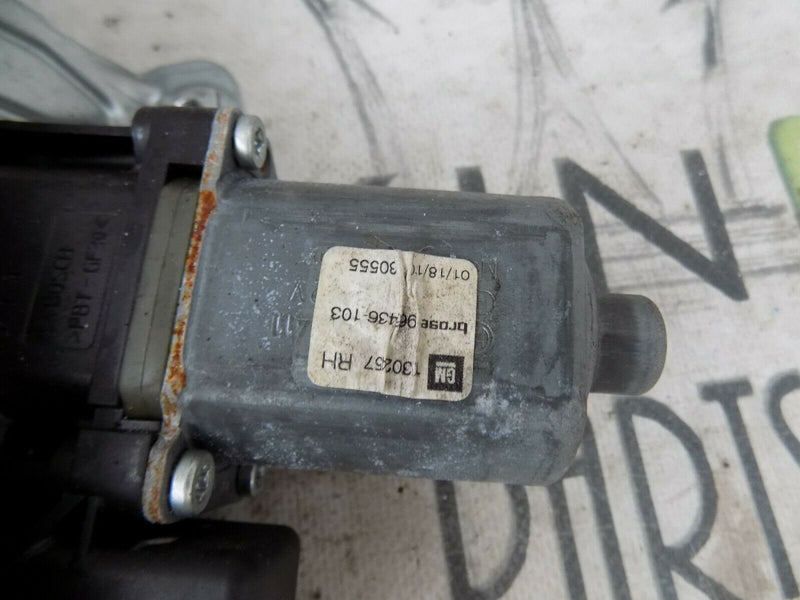 VAUXHALL INSIGNIA A 2008-2016 - FRONT RIGHT SIDE WINDOW REGULATOR 965871 103