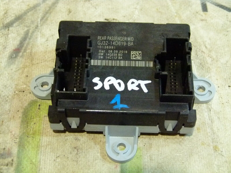 RANGE ROVER SPORT 13-17 REAR LEFT SIDE DOOR CONTROL MODULE GJ3214D619BA
