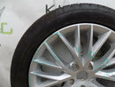 SEAT LEON 17" INCH ALLOY WHEEL 7J X17 ET49 SILVER + TYRE 225/45 5F0601025H