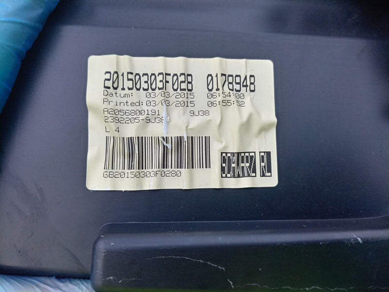 MERCEDES W205 C CLASS 2016-2021 GLOVE BOX A2056800191 #