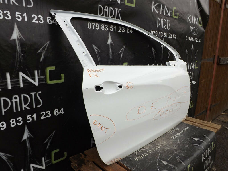 Peugeot 208 3 Door 2012-2017 Right Driver Door O/S/F In White 9675289980
