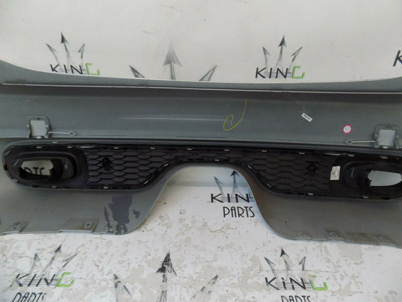MINI HATCH COOPER S F55 2014-18 WHITE REAR BUMPER GENUINE 4x PDC 7349626