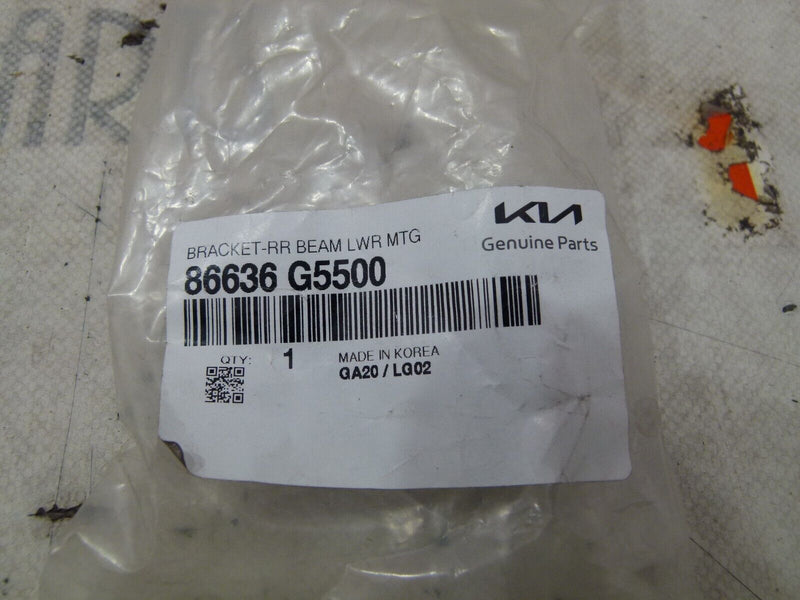 KIA NIRO 2019-2021 REAR BEAM LOWER BRACKET GENUINE 86636G5500
