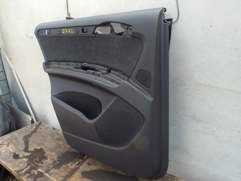 Audi Q7 S Line 2006-2015 Rear Door Card Left Passenger Side N/S Black