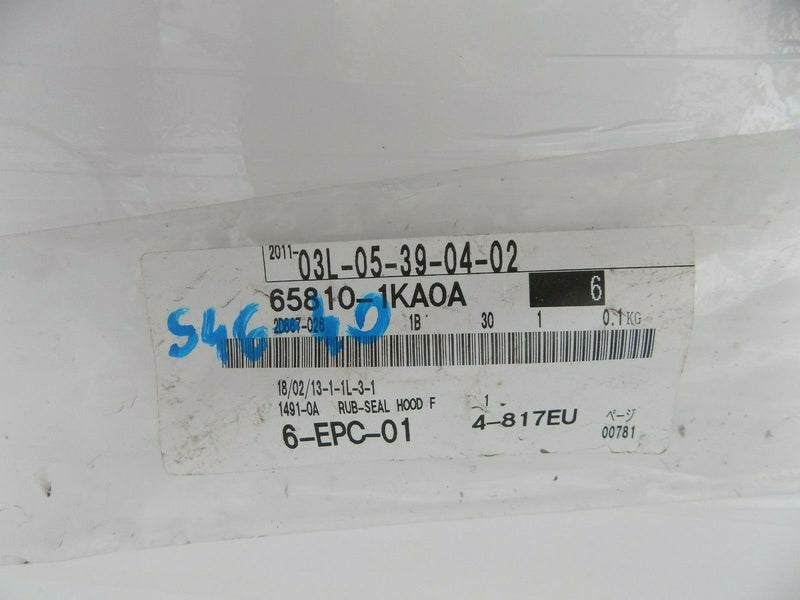 NISSAN JUKE 2011-2017 BONNET HOOD SILK RUBBER 65810-1KA0A /S46-40
