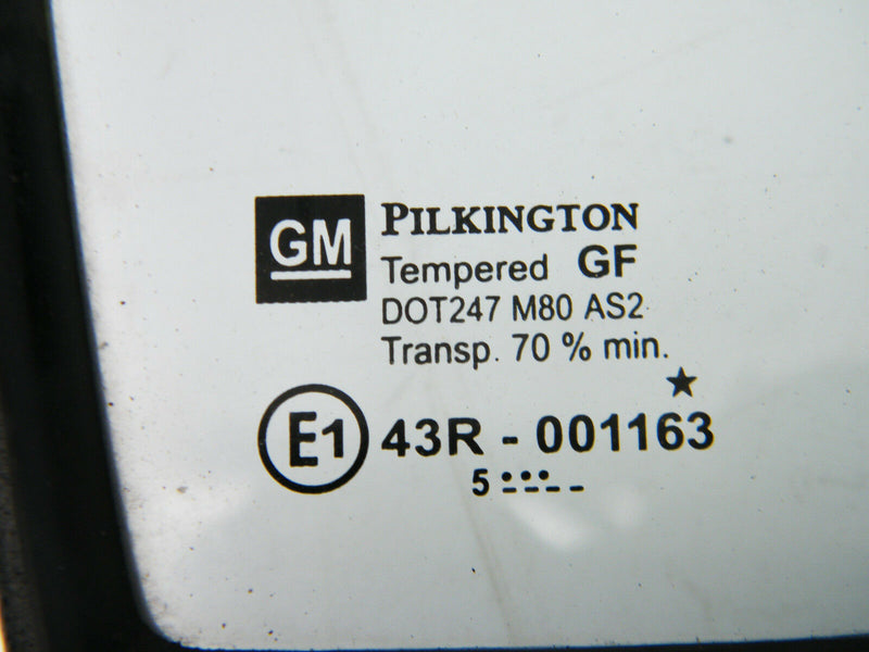 SUZUKI WAGON R (GL) R+ 2003-2006 QUARTER WINDOW GLASS FRONT DOOR RIGHT SIDE O/S