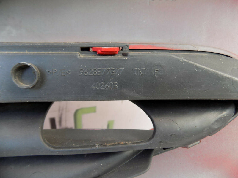 PEUGEOT 206 MK1 1998-2003 RED FRONT BUMPER GENUINE 9625078477