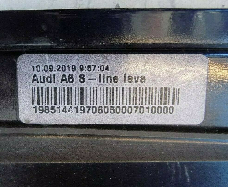 AUDI A6 C8 4K 2018-ON S-LINE LEFT SIDE SKIRT SILL COVER NAVY 4K0853855A