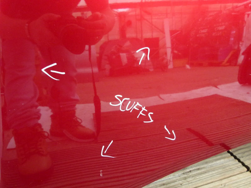 MAZDA 3 CX3 CX-3 GENUINE FRONT BONNET HOOD PANEL in RED