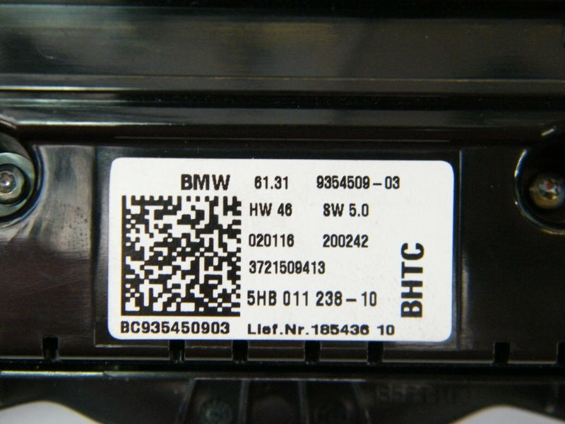 MINI ONE/ S/ COOPER F55/56/57 2014-ON DASHBOARD HEATHER CONTROL PANEL 9354509