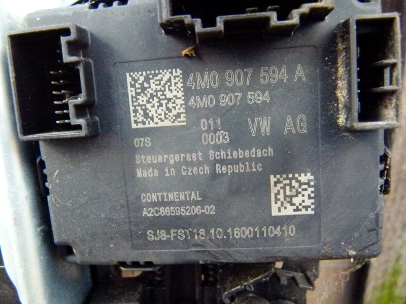 AUDI A4 S4 8W B9 2016-ON SUNROOF SET WITH CONTROL MODULE & MOTOR 8W5877255