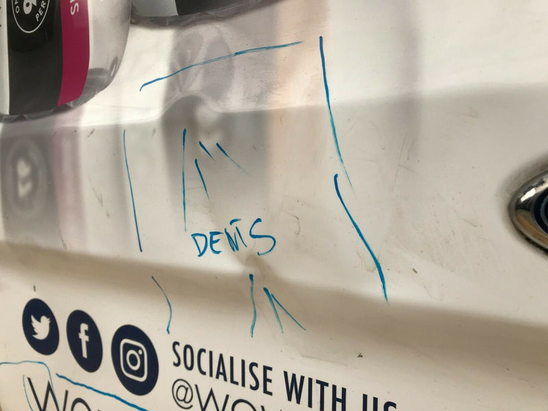 FORD TRANSIT CUSTOM 2013-ON REAR DOOR PANEL RIGHT DRIVER SIDE