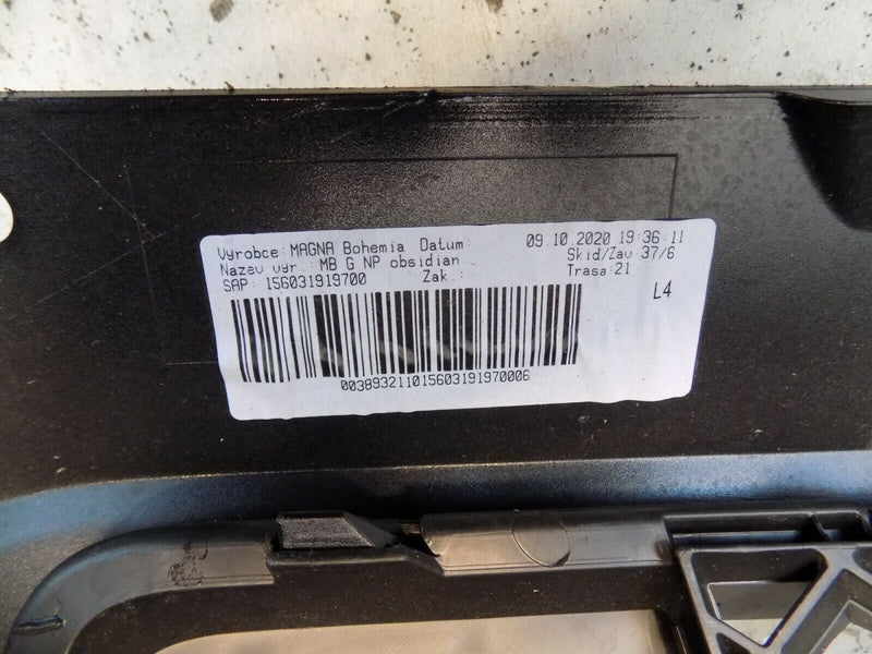 MERCEDES G CLASS W463 2018-ON BLACK FRONT BUMPER GENUINE PDC A4638855000