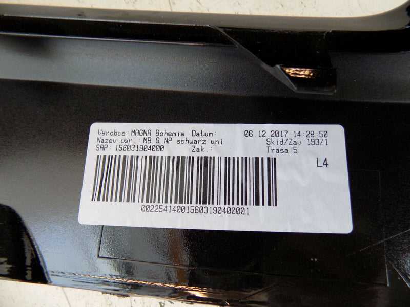 NEW MODEL !! MERCEDES G CLASS (W463) - 2018 BLACK FRONT BUMPER GENUINE OEM