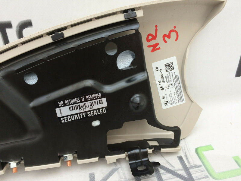 BMW 6 SERIES F13 COUPE LEFT SEAT AIR BAG SIDE AIRBAG GENUINE 87 7293765-10