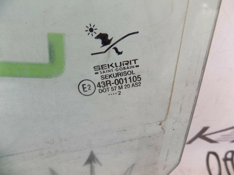 SAAB 9-5 95  5 09-12 DOOR REAR WINDOW GLASS LEFT SIDE DOT 57 M20  AS2 43R 001105