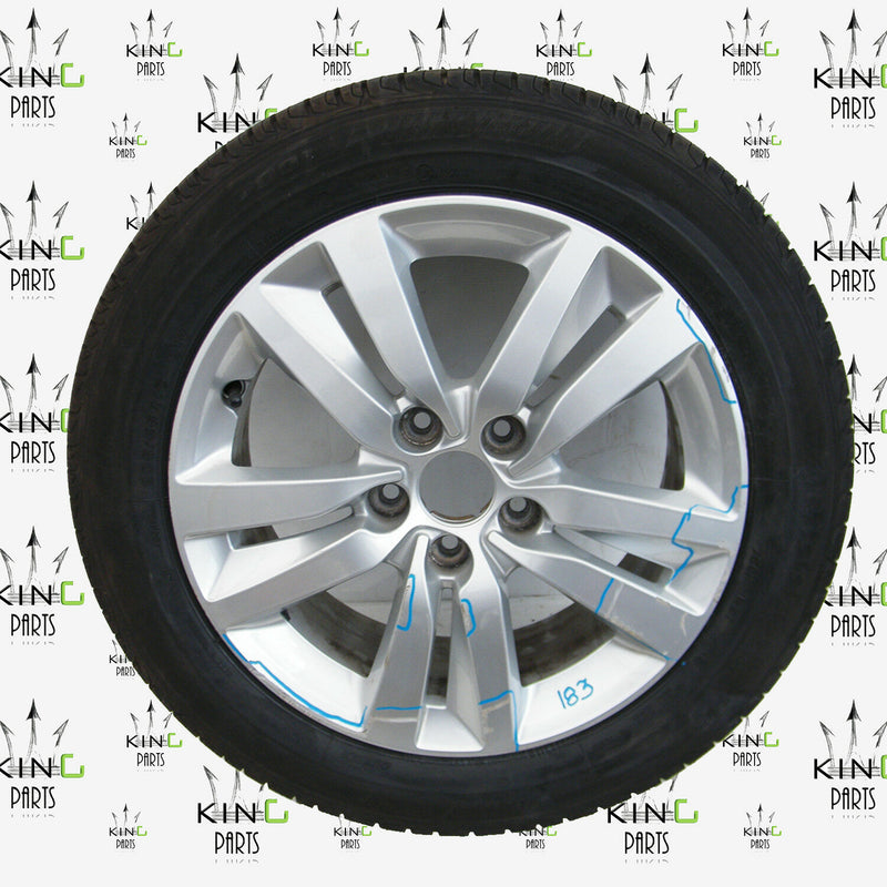 PEUGEOT 308 MK2 GENUINE 16" ALLOY WHEEL 7Jx16 ET-44 TYRE 205/55 R16 (183)