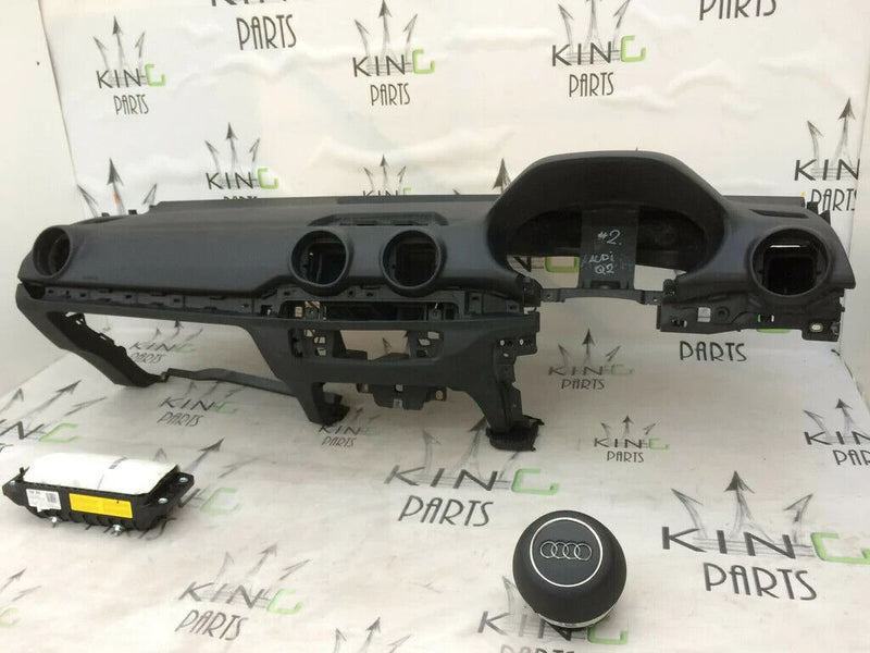 AUDI Q2 DASHBOARD GENUINE 2x AIRBAG - STEERING WHEEL DRIVER & PASSENGER SIDE