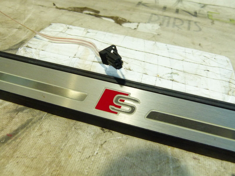 AUDI A4 S4 8W B9 2016-ON FRONT LEFT DOOR ILLUMINATED ENTRY SILLS 8W0947417