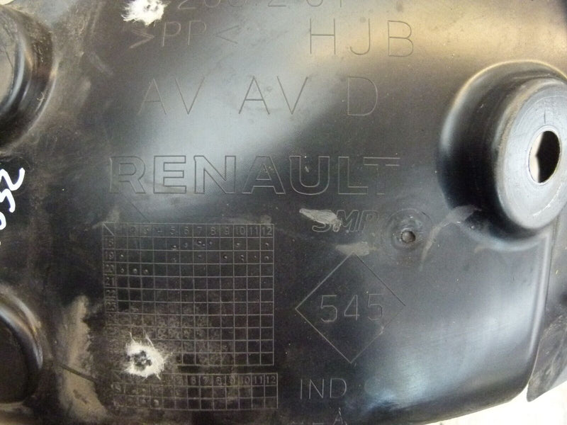 RENAULT CPATUR MK2 2020-ON FRONT RIGHT WHEEL ARCH MUDGUARD 638445932R