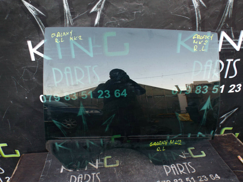 06-14 Ford Galaxy WA6  Rear Driver Side Window Glass Rear Right O/S/R