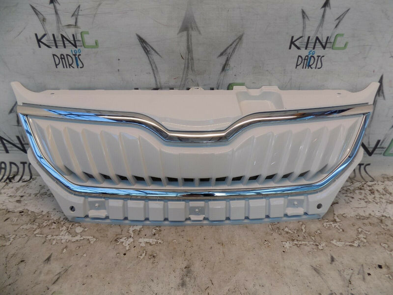 SKODA CITIGO E iV ELECTRIC 2019-UP FRONT BUMPER GRILL GENUINE 1ST853653E WHITE