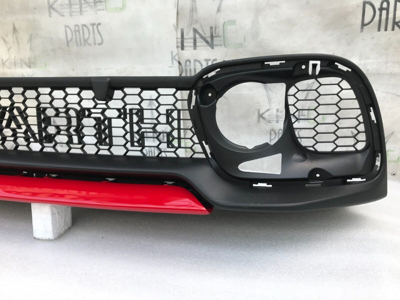 FIAT 500 ABARTH 595 LCI 2016-23 FRONT BUMPER LOWER GRILL & TRIM in RED 735633050